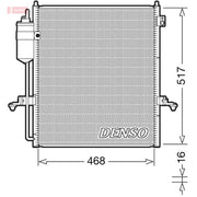 Denso Air Conditioning Condenser DCN45004