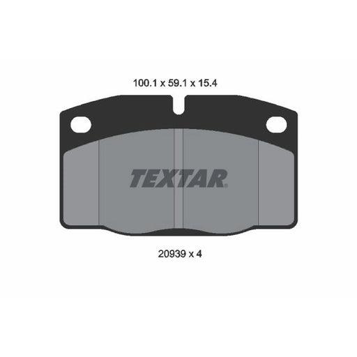 Textar Front Brake Pad Set 2093903