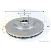 Comline Front & Rear Brake Discs & Pads fits Audi Q5 2008-2017 2.0 3.0