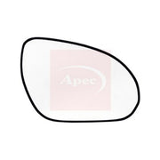 Apec Exterior Wing Mirror Glass Right fits Hyundai I30 2007-2012 1.4 1.6 2.0
