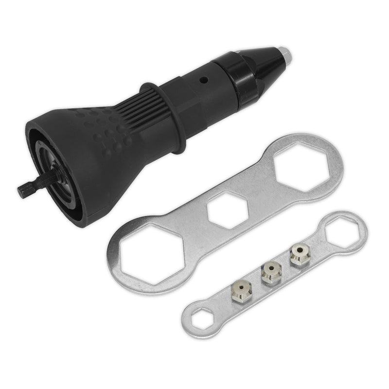 Sealey Riveter Adaptor Drill Powered DRA01 Sealey - Dynamic Drive