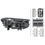 Hella Headlight Headlamp LED Left fits BMW 7 2015-2020