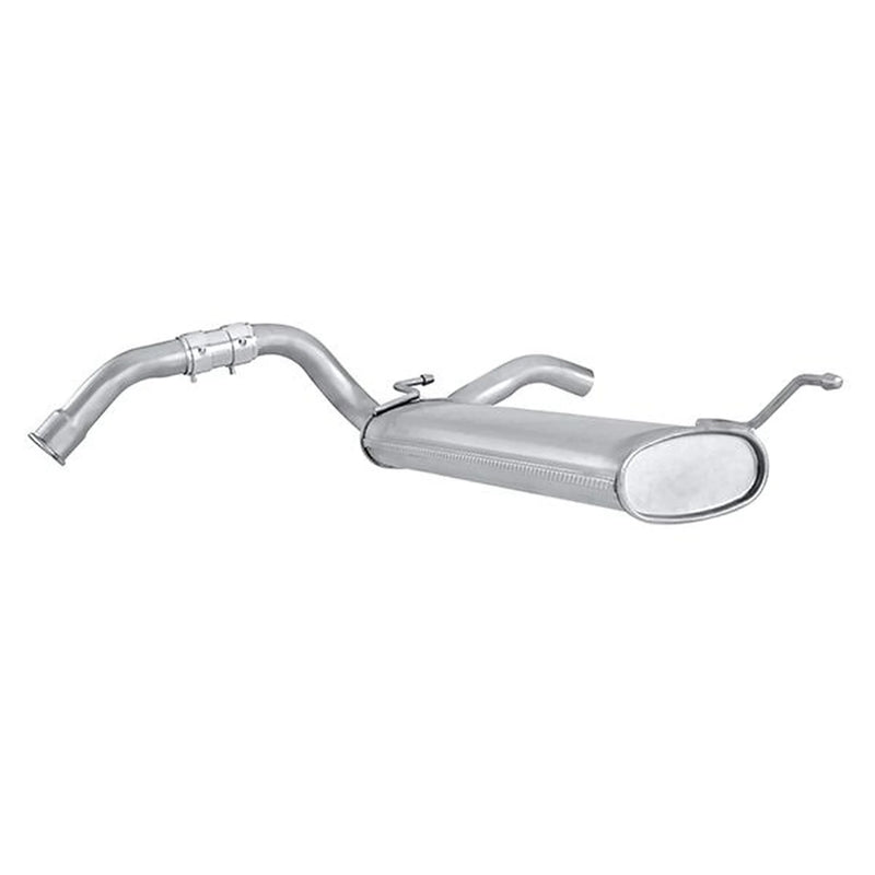 Hella End Silencer Rear fits Citroën C1 2005-2014 1.4