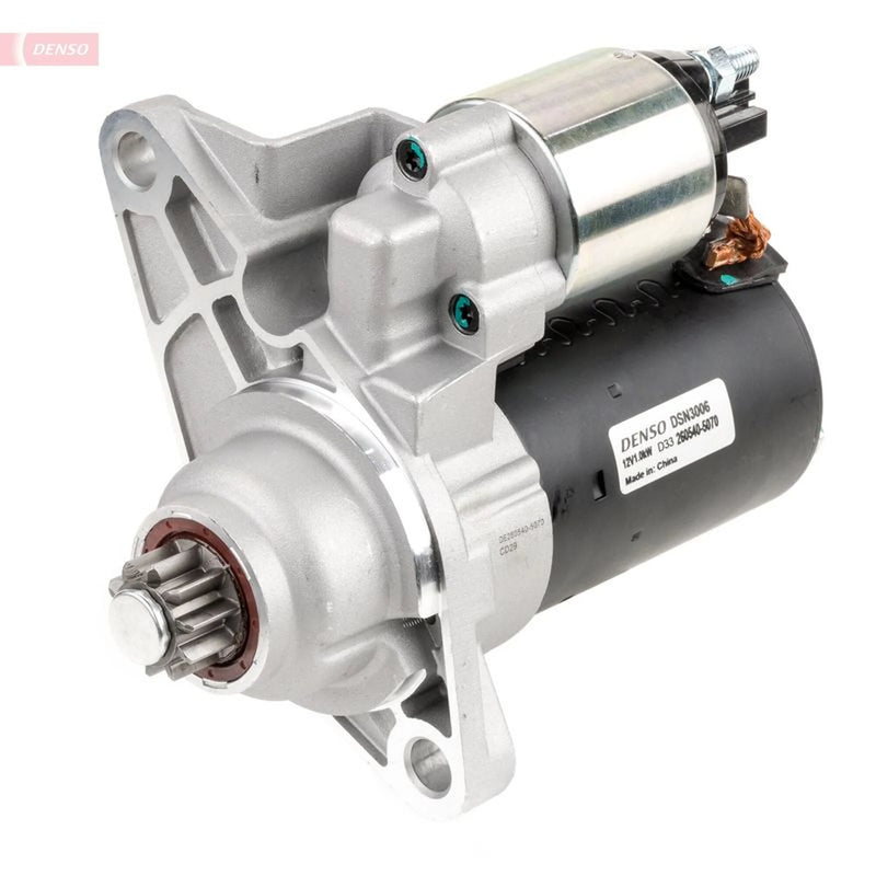 Denso Starter Motor 12V 1kW 10 Teeth fits Audi A1 2010-2015 1.2