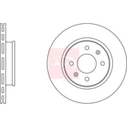 Apec 2 x Vented Brake Discs fits Hyundai I20 I 2008-2015 1.2