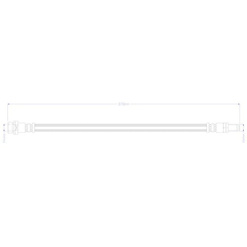 Juratek Brake Hydraulic Hose Line outer JBH1628