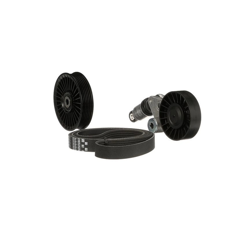 Gates V-Ribbed Belt Set fits Opel Astra G 1998-2005 2.0 2.2