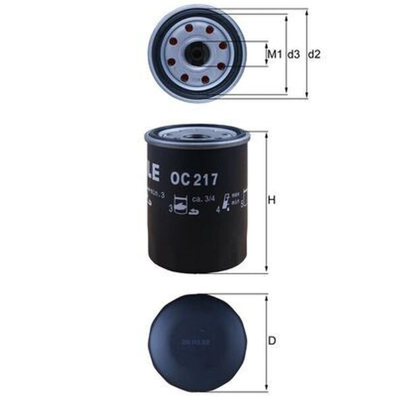 Mahle Engine Oil Filter OC 217