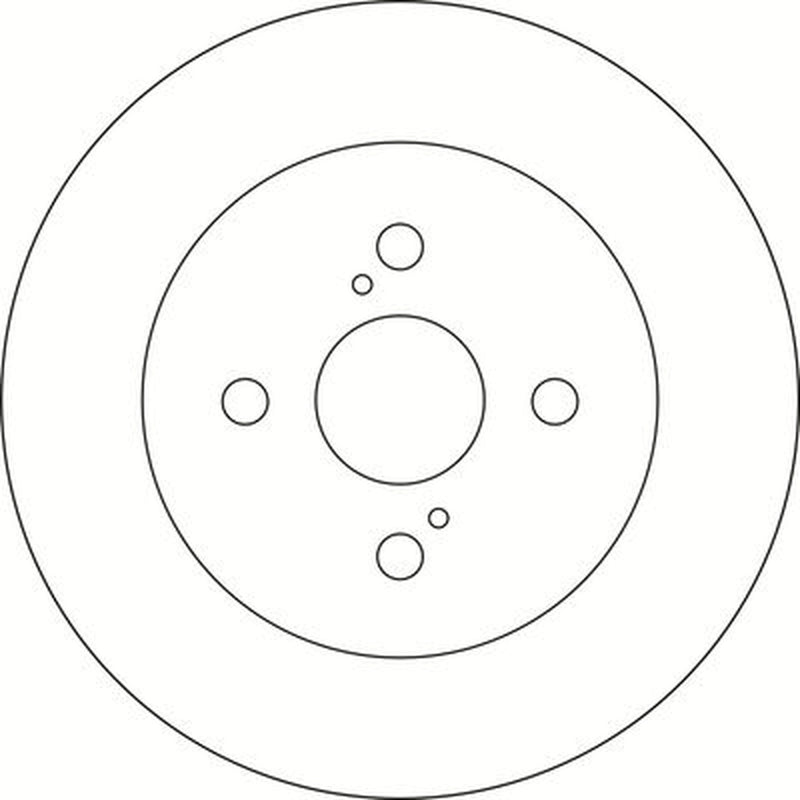 Abtex Rear Brake Solid Discs & Pads fits Toyota Yaris/Vitz 2005-2011 1.0