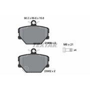 Textar Front Brake Pad Set 2199901