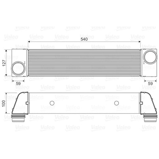 Valeo Intercooler (Charge Air Cooler) 818357
