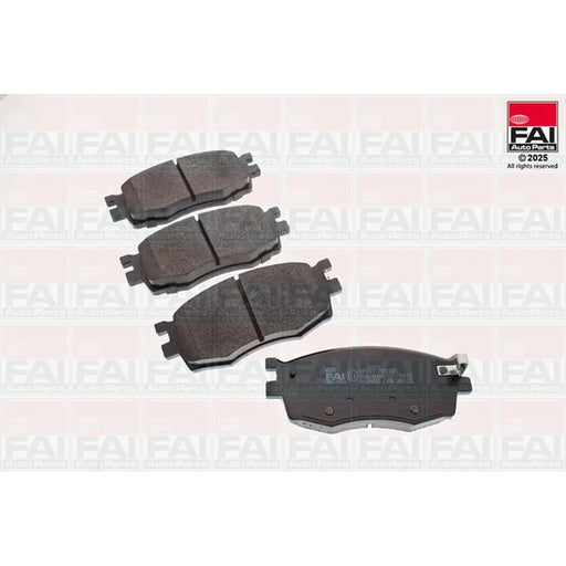 FAI Front Brake Pad Set fits Hyundai Accent III 2005-2010 1.4 1.5 1.6