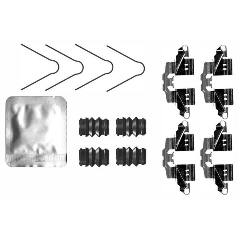 Mintex Brake Pad Accessory Fitting Kit Rear fits Toyota Corolla 2013-2019