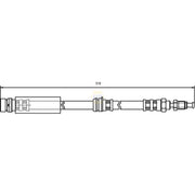 NAPA Brake Hydraulic Hose Line Front NBH1005