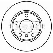 Borg & Beck Front & Rear Brake Discs & Pads fits BMW 1 Sports Hatch 2011-2015