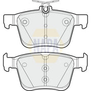NAPA Rear Brake Pad Set fits Audi A3 2012-2020 1.0 1.2 1.4 1.5 1.6 1.8