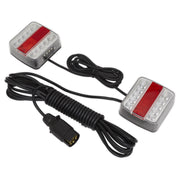 Sealey Rear Lighting Set Magnetic LED 12V TB18LEDMAG Sealey - Dynamic Drive