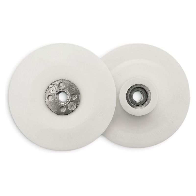 Flexipads World Class Angle Grinder Pad White 100mm (4in) 3/8 x 24 UNF Flexipads World Class - Dynamic Drive