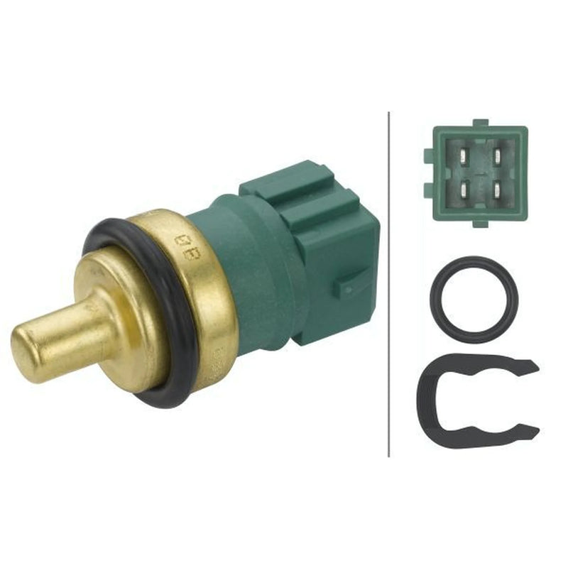 Hella Coolant Temperature Sensor fits Audi A3 1996-2003 1.6 1.8 1.9