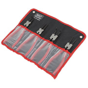 Sealey Internal/External Circlip Pliers Set 4pc 230mm AK8456 Sealey - Dynamic Drive