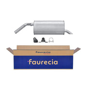 Hella End Silencer Rear fits Peugeot 207 2006-2013 1.4