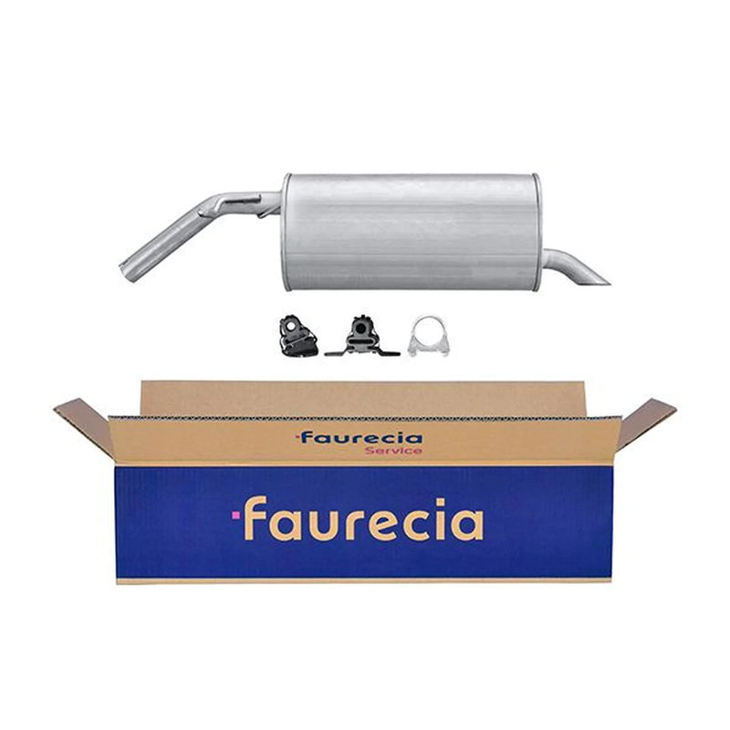 Hella End Silencer Rear fits Peugeot 207 2006-2013 1.4