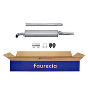 Hella End Silencer Rear fits Fiat Cinquecento 1991-1999 0.7 0.9