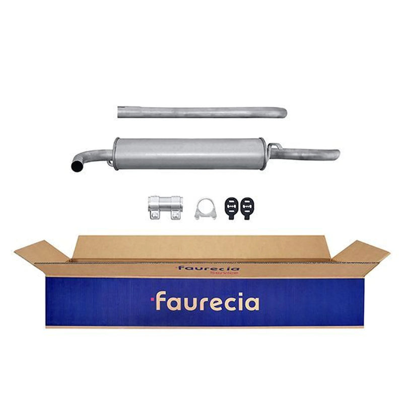Hella End Silencer Rear fits Fiat Cinquecento 1991-1999 0.7 0.9