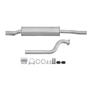 Hella Middle Silencer fits Opel Astra G 1998-2005 1.4 1.6