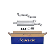 Hella End Silencer Rear fits Renault 19 1988-1995 1.4