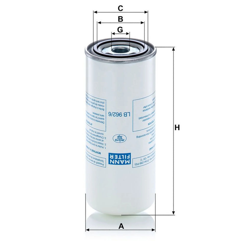 MANN-FILTER Ef 93mm LB 962/6
