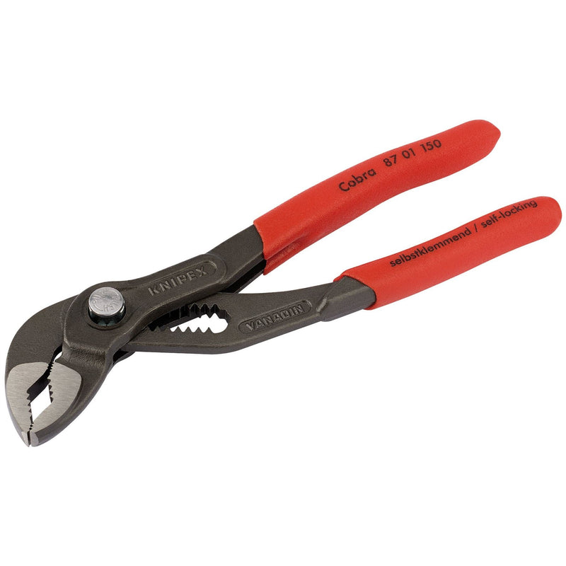 Draper Knipex Cobra 87 01 150 SB Waterpump Pliers, 150mm 44267 Draper - Dynamic Drive