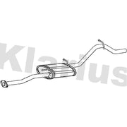 Klarius Box With Tail Pipe Rear fits Suzuki Alto VI 2002-2008 1.1