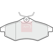Apec Front Brake Pad Set fits Citroën C2 2003-2012 1.1 1.4