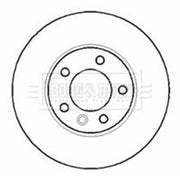 Borg & Beck Front & Rear Brake Discs & Pads fits VW Touareg 2003-2010 2.5