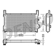 Denso Engine Radiator DRM10036