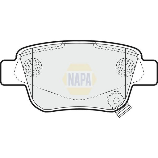 NAPA Rear Brake Pad Set NBP1126