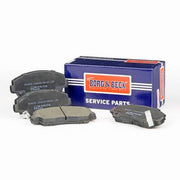 Borg & Beck Front Brake Vented Discs & Pads fits Mazda B-Serie 1989-1991 2.6