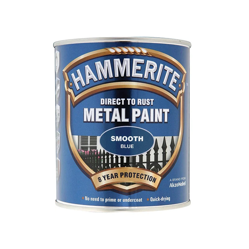 Hammerite Direct To Metal Smooth Paint 750ml Blue
