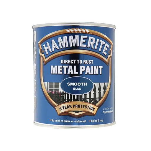 Hammerite Direct To Metal Smooth Paint 750ml Blue
