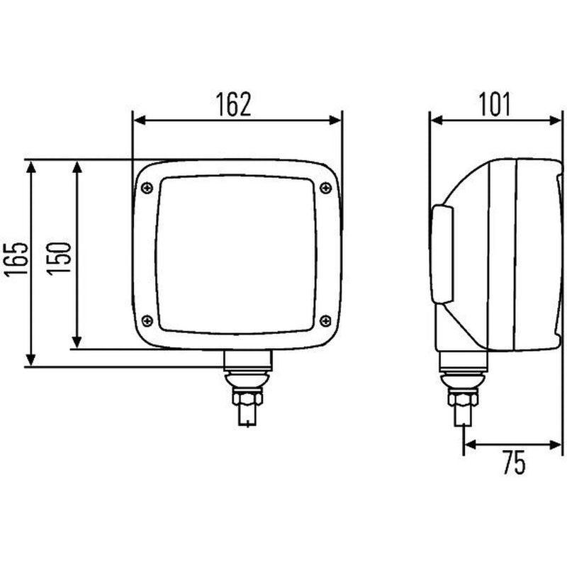 Hella Headlight Headlamp T4W Left
