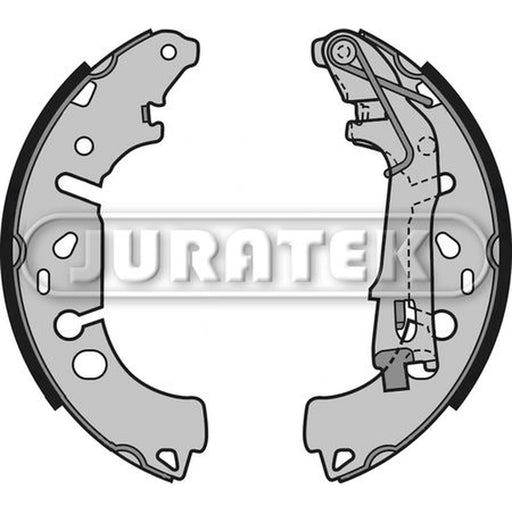 Juratek Brake Shoe Set Axle Kit Rear fits Citroën Nemo 2009-2010 1.3 1.4