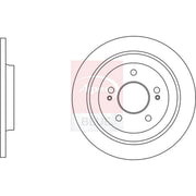 Apec 2 x Solid Rear Brake Discs SDK7339-x2