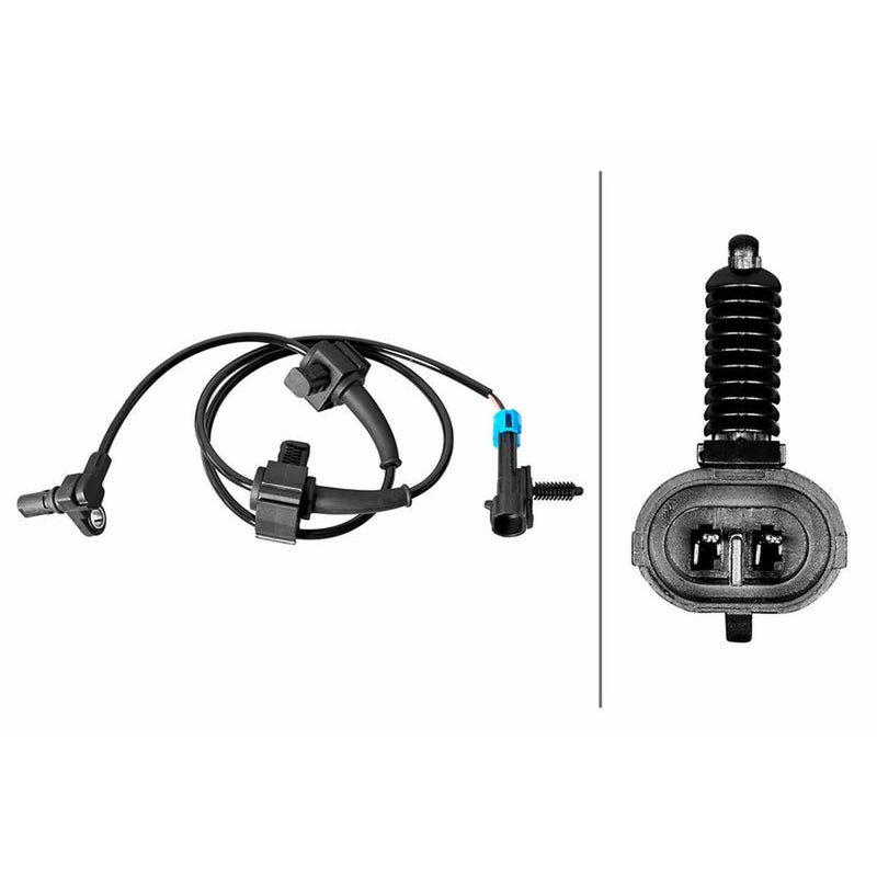 Hella ABS Wheel Speed Sensor Rear fits Chevrolet Silverado 1500 2007 on 5.3