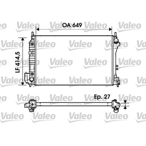 Valeo Engine Radiator 732947