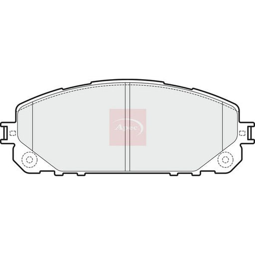 Apec Front Brake Pad Set fits Jeep Cherokee 2013-2018 2.0 2.2 3.2