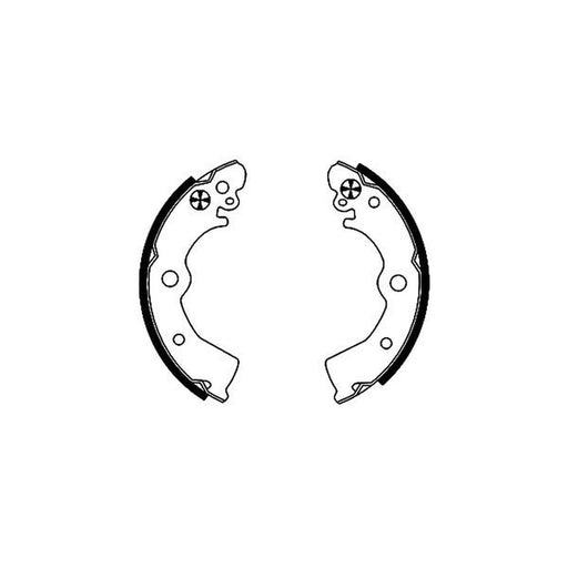 Mintex Brake Shoe Set Axle Kit fits Nissan 100NX 1990-1994 1.6