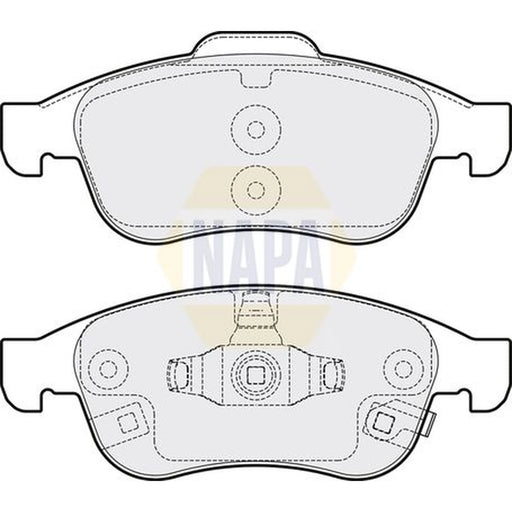 NAPA Front Brake Pad Set NBP1782