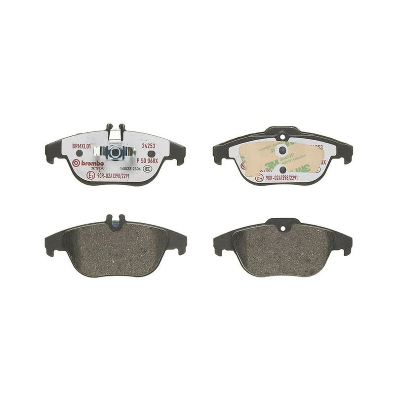 Brembo 4 x Rear Brake Pad Set fits Mercedes-Benz C-Class 2007-2014
