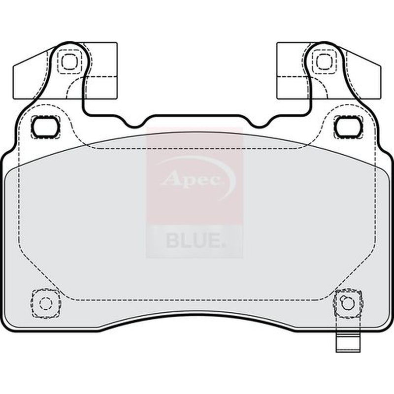 Apec Front Brake Pad Set fits Opel Insignia B Grand Sport 2017 on 2.0